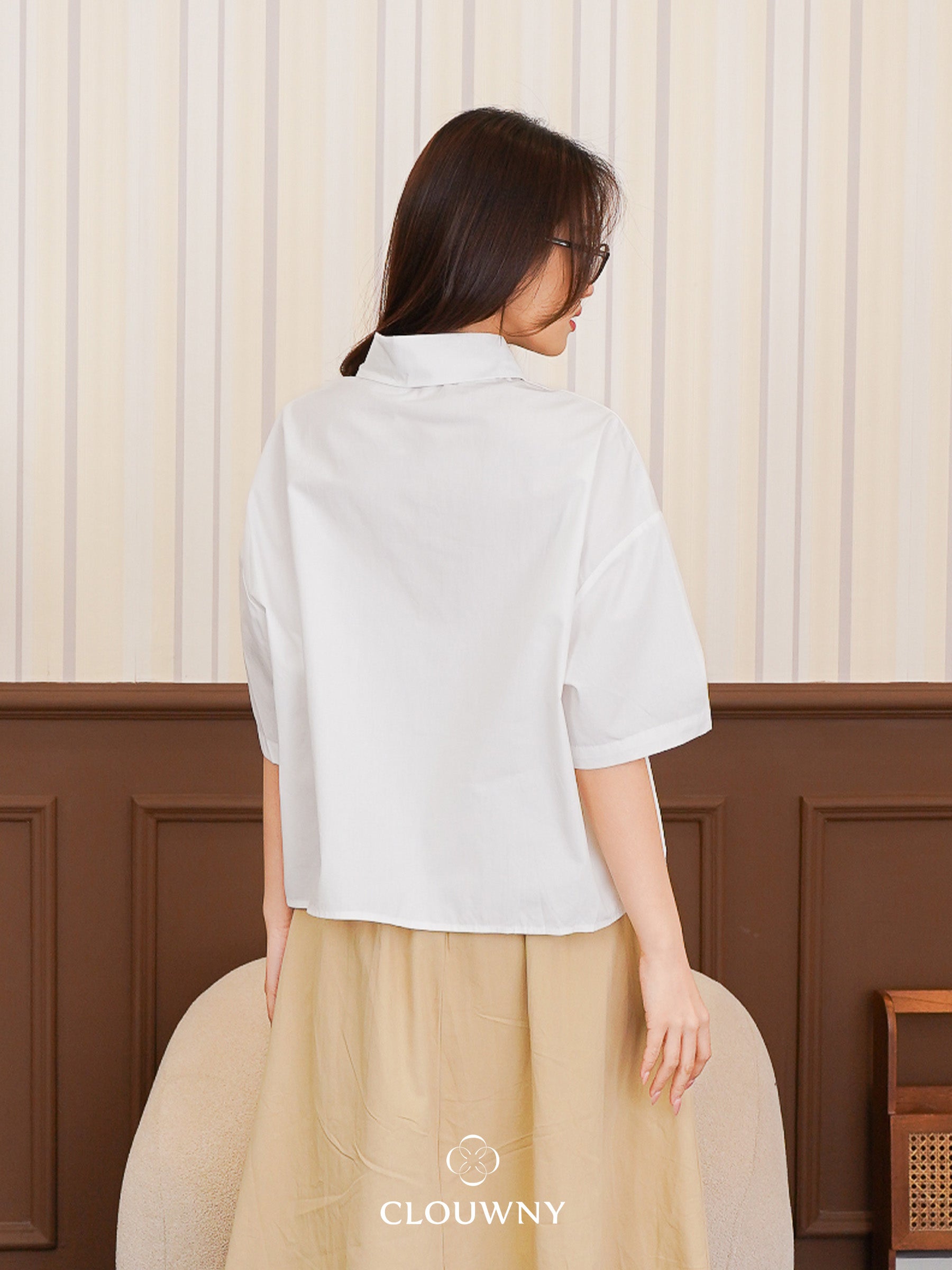 Bridget Cotton Blouse - White